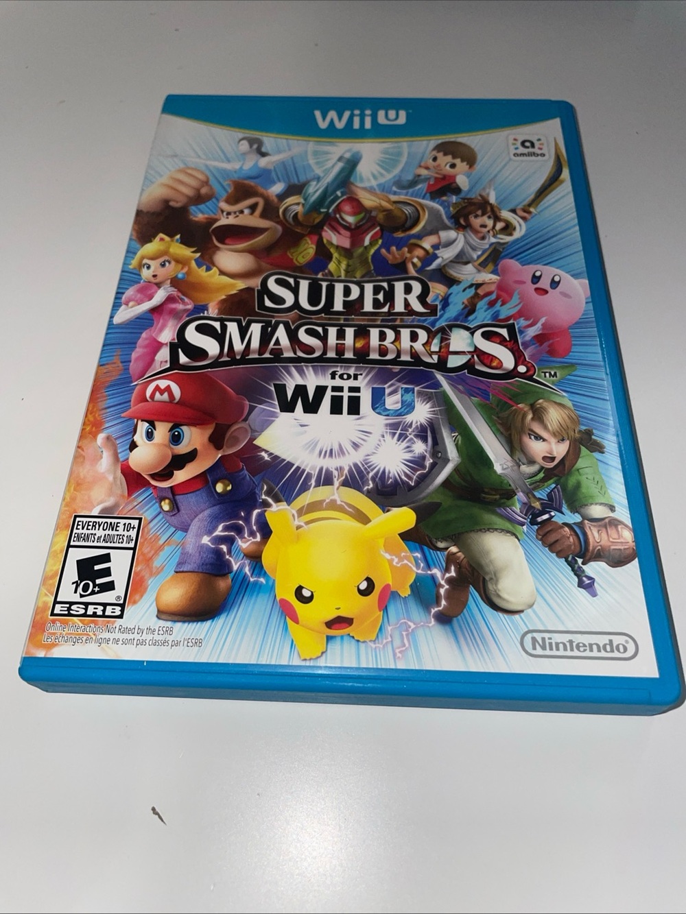 Super Smash Bros. (Nintendo Wii U, 2014) Complete, Wii Mario Kirby Complete Box